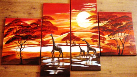 "AFRIKA "  (mein Herz schlägt für diesen Kontinent) - gespendet für eine Delphintherapie 